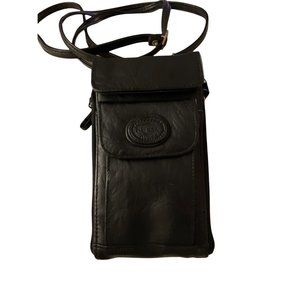 Black Moda Italia Crossbody Wallet